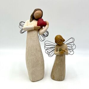 Willow Tree Angel of The Heart + Angel of Healing -‎ Angel Figures Decor